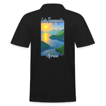 Lac tanganyika - Polo Homme - noir - Dos - Kai (181cm)