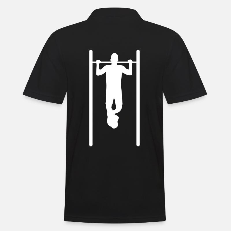 Pull-ups - Polo Homme - noir