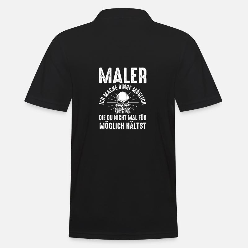 Master Painter Journeyman Painter - Men's Polo Shirt - black