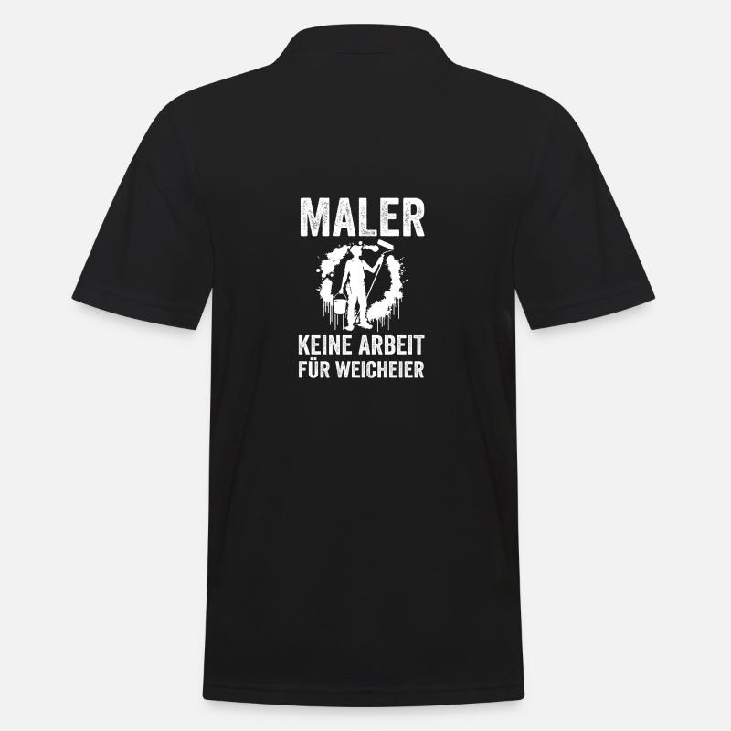 Master Painter Journeyman Painter - Men's Polo Shirt - black