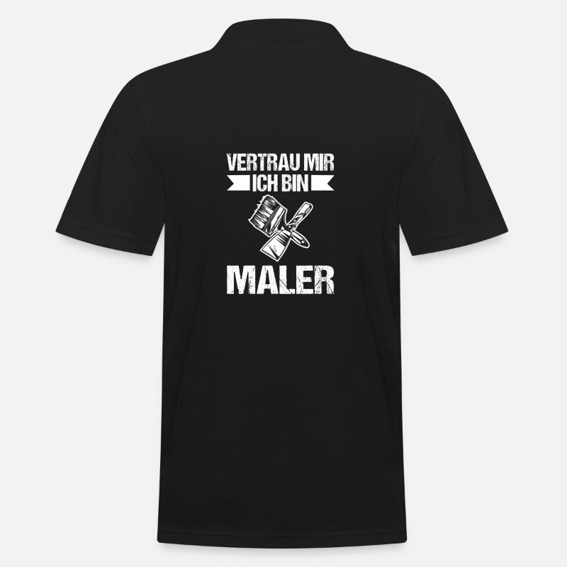 Master Painter Journeyman Painter - Men's Polo Shirt - black