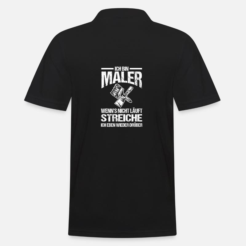 Master Painter Journeyman Painter - Men's Polo Shirt - black