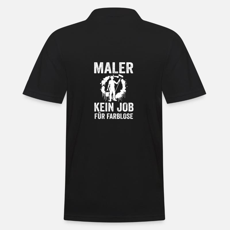 Master Painter Journeyman Painter - Men's Polo Shirt - black