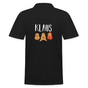 Gamer Zocker Zocken Gaming Klaus - Polo Homme - noir - Dos - Kai (181cm)