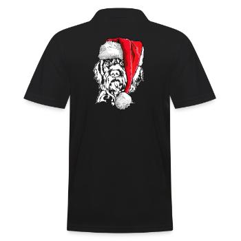 Père Noël allemand Chiens de Noël Wilsigns - Polo Homme - noir - Dos - Kai (181cm)