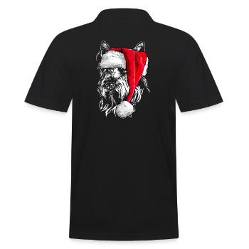 Santa BERGER PICARD Chiens de Noël Wilsigns - Polo Homme - noir - Dos - Kai (181cm)