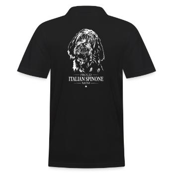 Spinone italien maman chien chien Wilsigns - Polo Homme - noir - Dos - Kai (181cm)