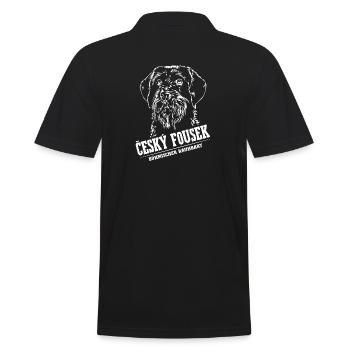 CESKY FOUSEK Bohemian Rauhbart Hound Wilsigns - Polo Homme - noir - Dos - Kai (181cm)