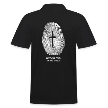 Église foi croix jésus dieu christ cadeau - Polo Homme - noir - Dos - Kai (181cm)
