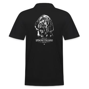 Spinone Italiano Maman Chien Chien Wilsigns - Polo Homme - noir - Dos - Kai (181cm)