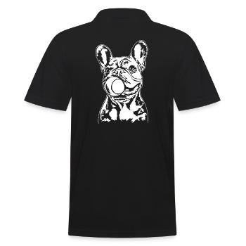 Bouledogues Français Chiens Chien Wilsigns - Polo Homme - noir - Dos - Kai (181cm)