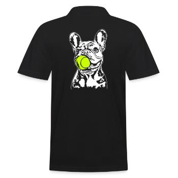 Bouledogues Français Chiens Chien Wilsigns - Polo Homme - noir - Dos - Kai (181cm)
