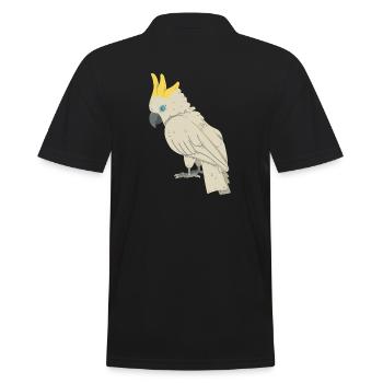 Cacatoès - Polo Homme - noir - Dos - Kai (181cm)