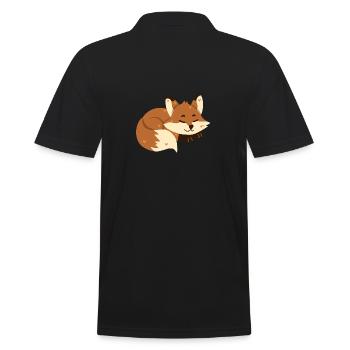 Le renard dort - Polo Homme - noir - Dos - Kai (181cm)