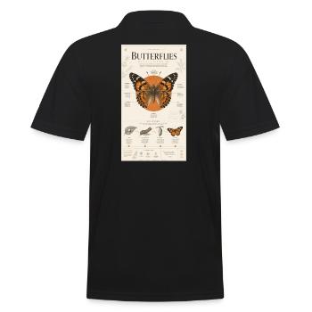 Cycle d’affiches d’art papillon nature - Polo Homme - noir - Dos - Kai (181cm)