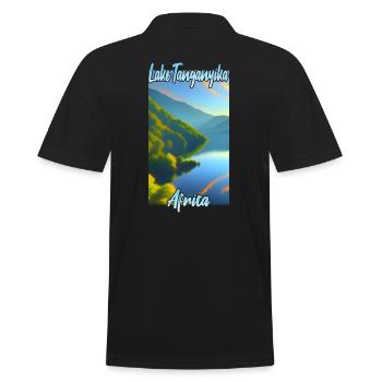 Lac tanganyika - Polo Homme - noir - Dos - Kai (181cm)