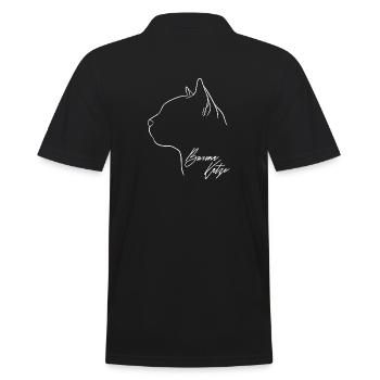 Burma Katze Profil Katzen Katze Wilsigns - Männer Poloshirt - Schwarz - Hinten - Kai (181cm)