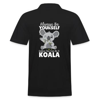 Always be yourself unless you can - Men's Polo Shirt - black - Back - Kai (181cm)