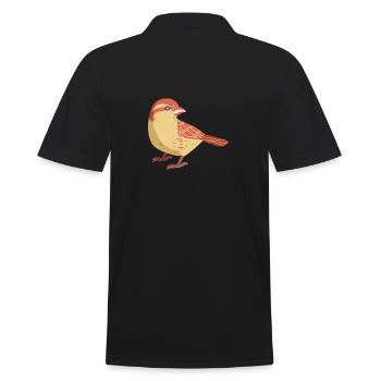 Moineau - Polo Homme - noir - Dos - Kai (181cm)