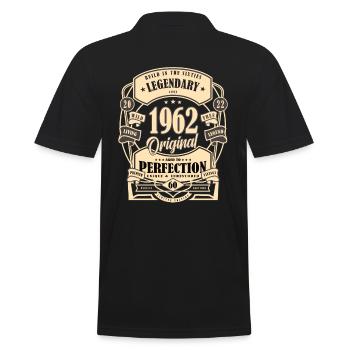 60e anniversaire Cadeau Mythe Légende Original - Polo Homme - noir - Dos - Kai (181cm)