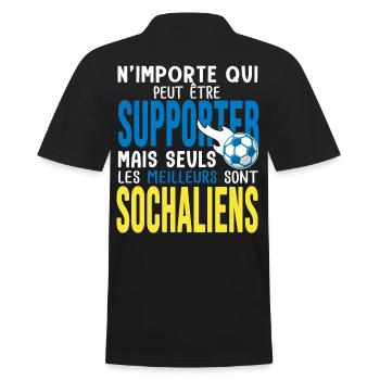 sochaux foot Humour football club Sochaux - Polo Homme - noir - Dos - Kai (181cm)