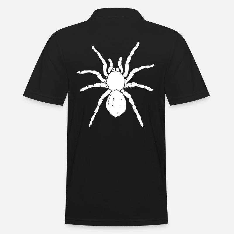 Spinne - Männer Poloshirt - Schwarz