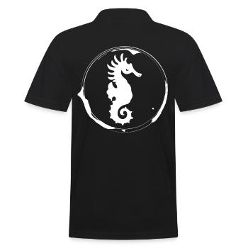 hippocampe - Polo Homme - noir - Dos - Kai (181cm)