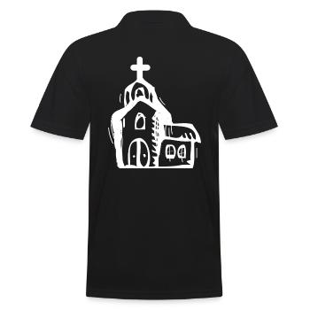Église - Polo Homme - noir - Dos - Kai (181cm)