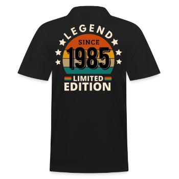LÉGENDE 1985 MILLÉSIME 1985 - Polo Homme - noir - Dos - Kai (181cm)