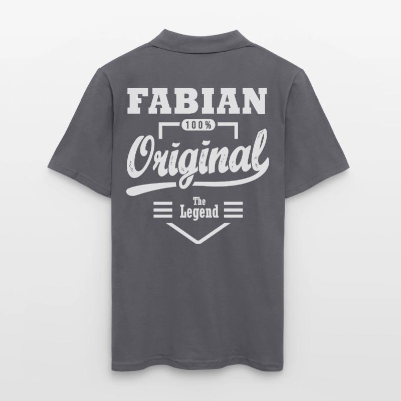 Fabian original gift personalized first name fabian Men's Polo Shirt