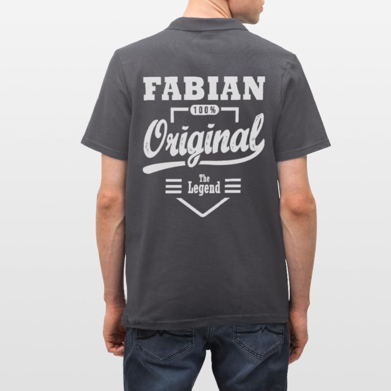 Fabian original gift personalized first name fabian Men's Polo Shirt