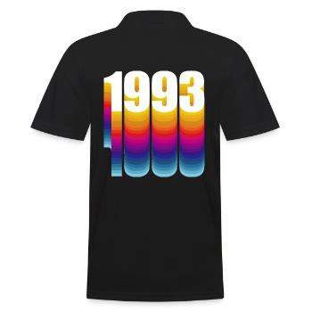 1993 Année de naissance - Polo Homme - noir - Dos - Kai (181cm)