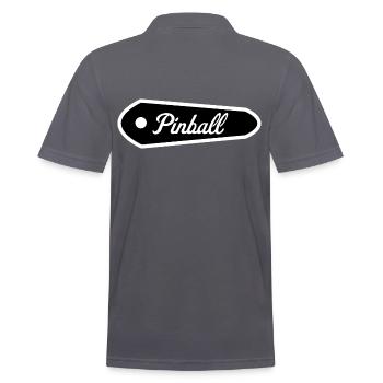 Flipper Pinball Arcade - Polo Homme - charbon - Dos - Nico (186cm)