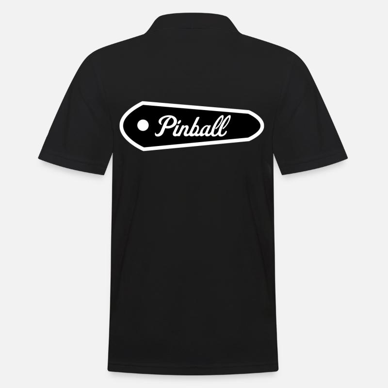 Flipper Pinball Arcade - Polo Homme - noir