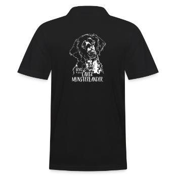 Aimé par un grand chien Munsterlander Talking Dogs - Polo Homme - noir - Dos - Kai (181cm)