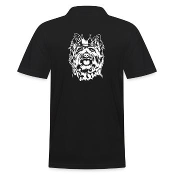 Cairn Terrier Crown Dog Dogs Wilsigns - Polo Homme - noir - Dos - Kai (181cm)