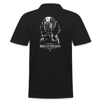 Bracco Italiano Maman Chien Chien Wilsigns - Polo Homme - noir - Dos - Kai (181cm)