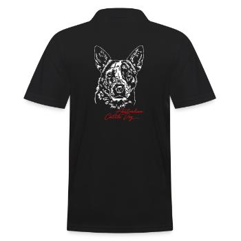 Chien de berger australien chien chien wilsigns chien de berger - Polo Homme - noir - Dos - Kai (181cm)