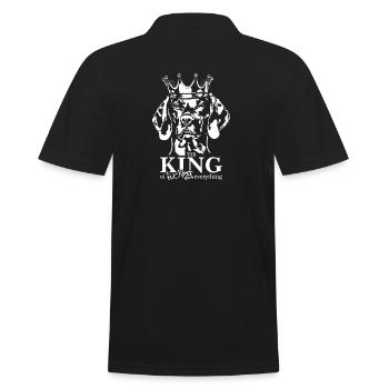 Magyar Vizsla King Dog Saying Dogs Wilsigns - Polo Homme - noir - Dos - Kai (181cm)