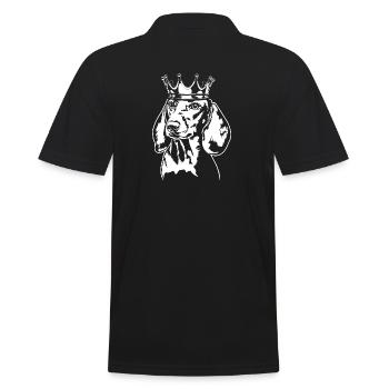 Teckel teckel Krone Chien Chiens Wilsigns - Polo Homme - noir - Dos - Kai (181cm)