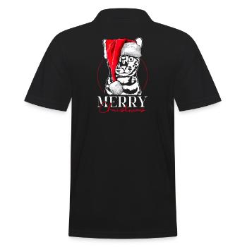 Père Noël Bengale chat joyeux Noël chat Wilsigns - Polo Homme - noir - Dos - Kai (181cm)