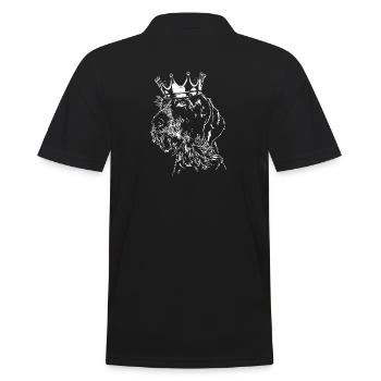 FRANÇAIS POILS de fil couronne chien chien chasse Wilsigns - Polo Homme - noir - Dos - Kai (181cm)