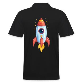 Fusée - Polo Homme - noir - Dos - Kai (181cm)