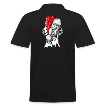 Père Noël Grand Dague Chiens de Noël Wilsigns - Polo Homme - noir - Dos - Kai (181cm)