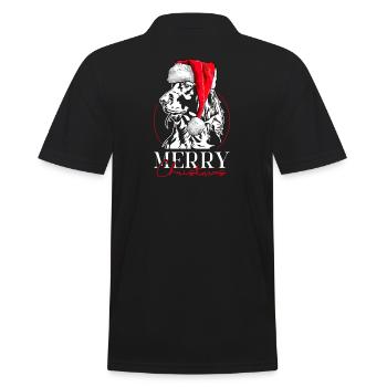 Père Noël irlandais Setter joyeux Noël chiens Wilsigns - Polo Homme - noir - Dos - Kai (181cm)