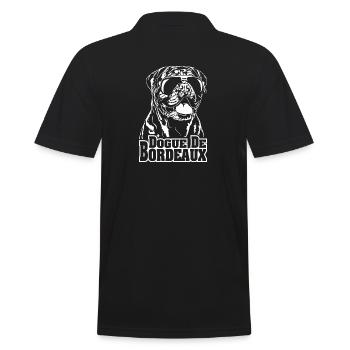 Dogue de Bordeaux Chiens cool chien Wilsigns - Polo Homme - noir - Dos - Kai (181cm)