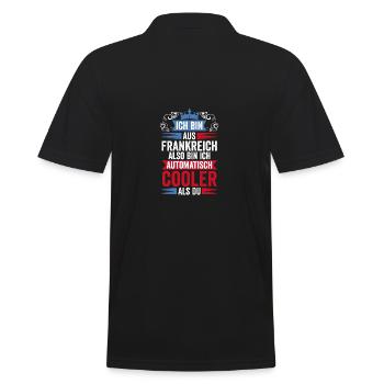 Français Français France - Polo Homme - noir - Dos - Kai (181cm)