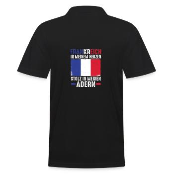 Français Français France - Polo Homme - noir - Dos - Kai (181cm)