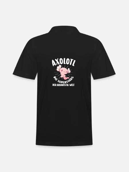 Axolotl - Men's Polo Shirt - black