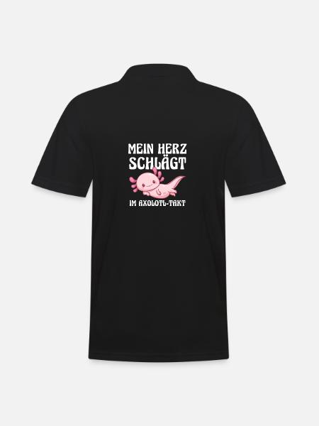 Axolotl - Polo Homme - noir